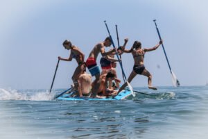 Balade en méga paddle avec OPTIMUM